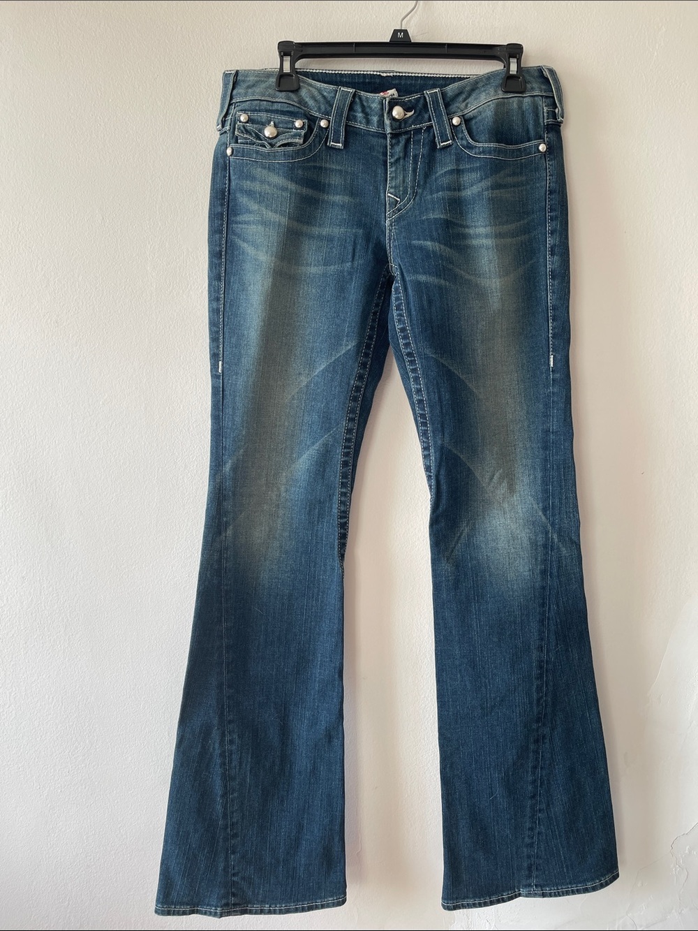 True Religion Women’s Dark Blue Bootcut Jeans - Classic Denim